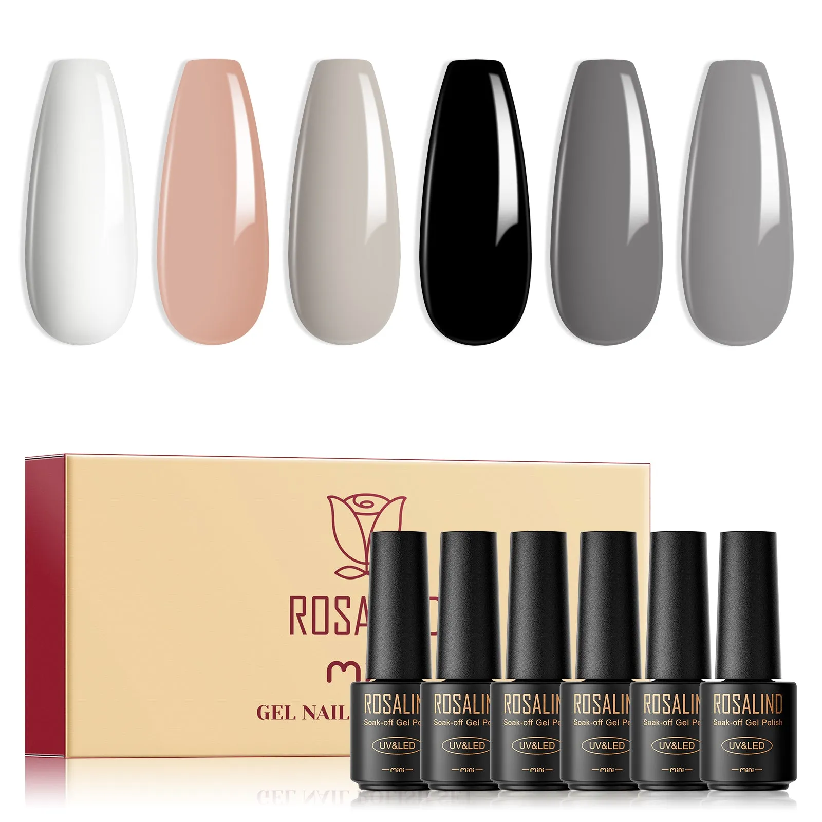 6PCS Nail Gel Polish-Multi-colors For Choose