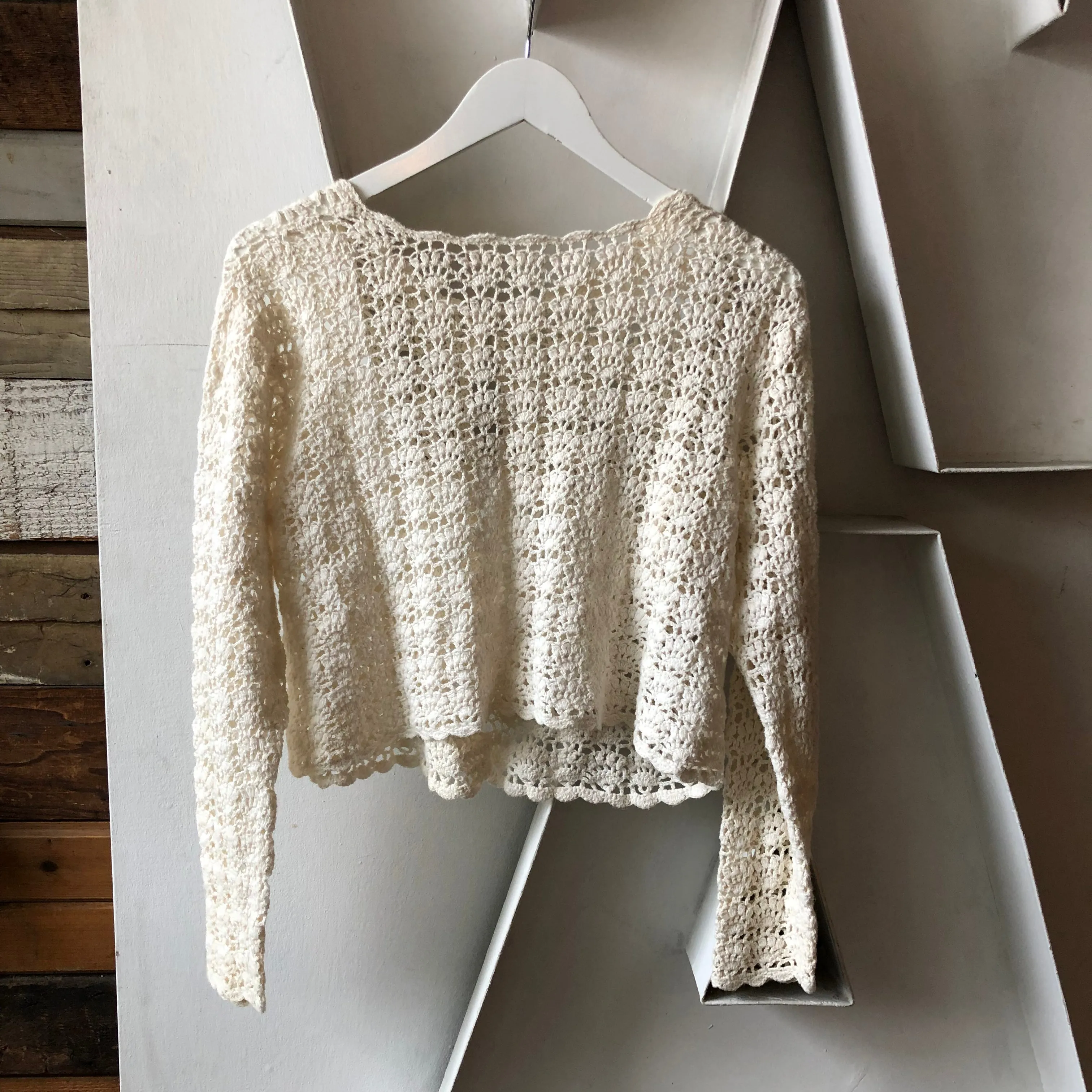 80's Crochet Top - XS