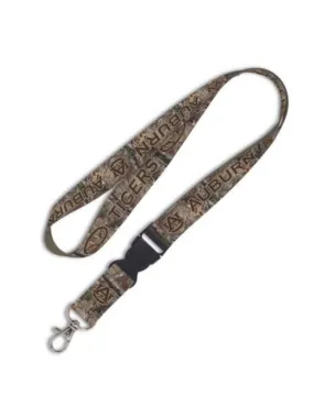 Auburn Tigers WinCraft Green Brown Camo Snap NCAA Licensed Lanyard