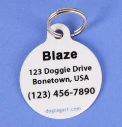 Australian Shepherd Dog ID Tag