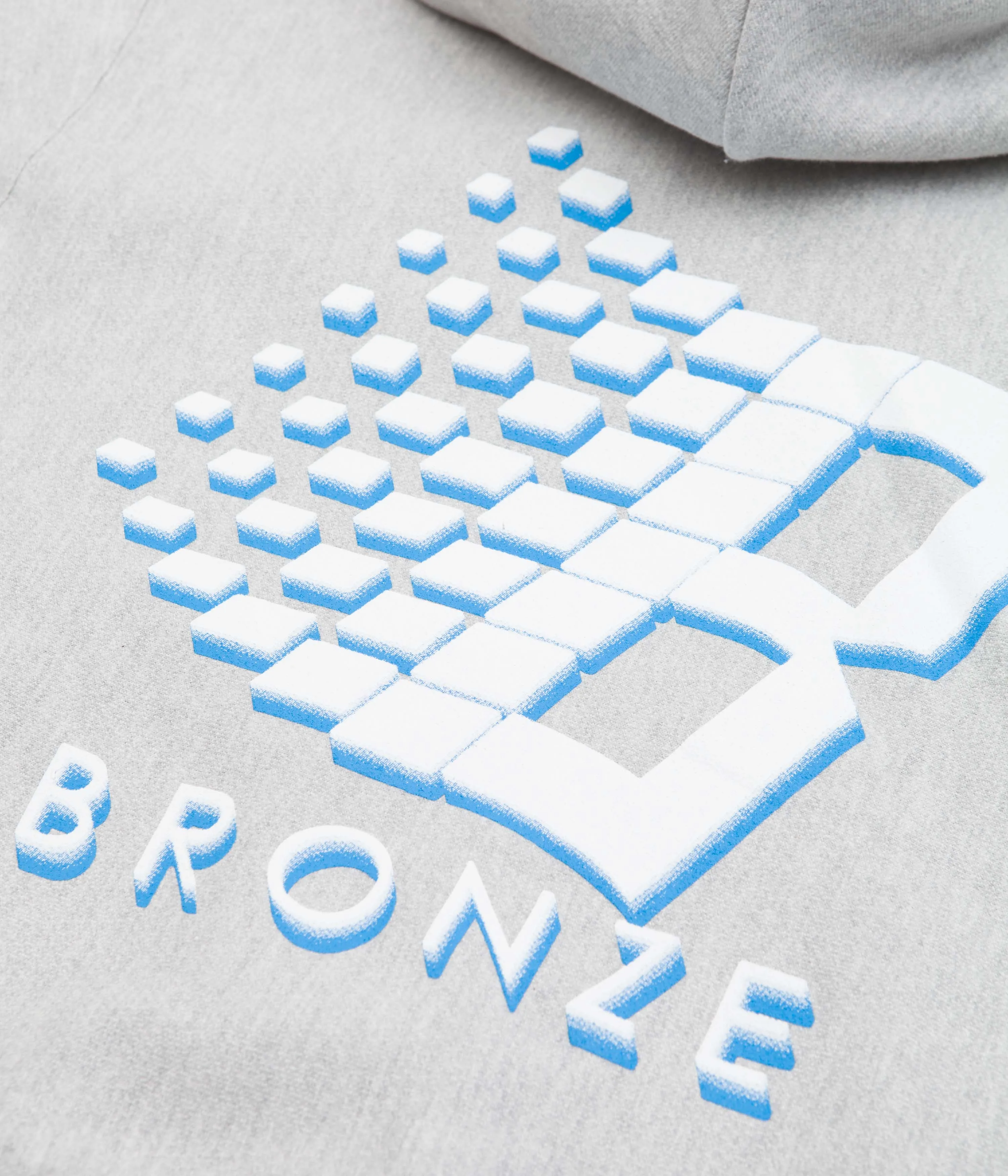 Bronze 56K B Logo Hoodie - Oxford Grey