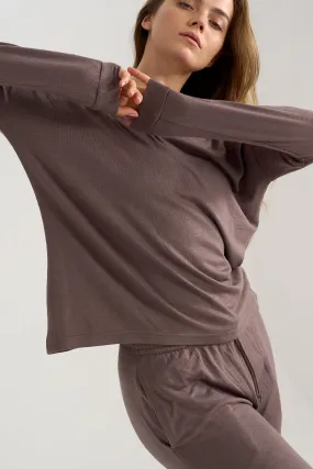 Brown knit Shirt