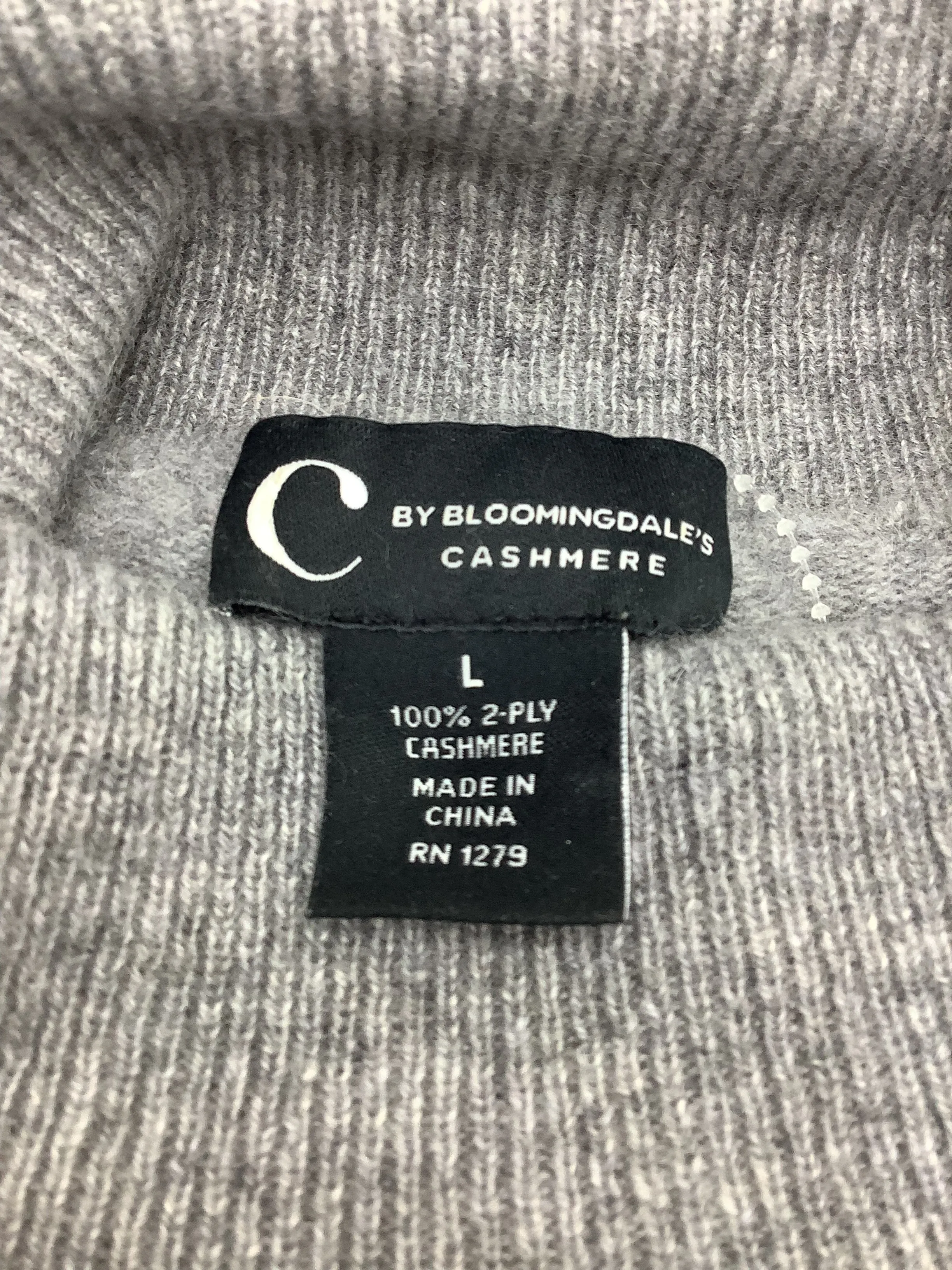 C By Bloomingdales Cashmere Sweater Grey Size: L