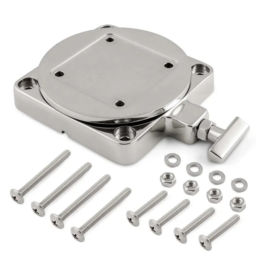 Cannon Stainless Steel Low Profile Swivel Base [1903002]