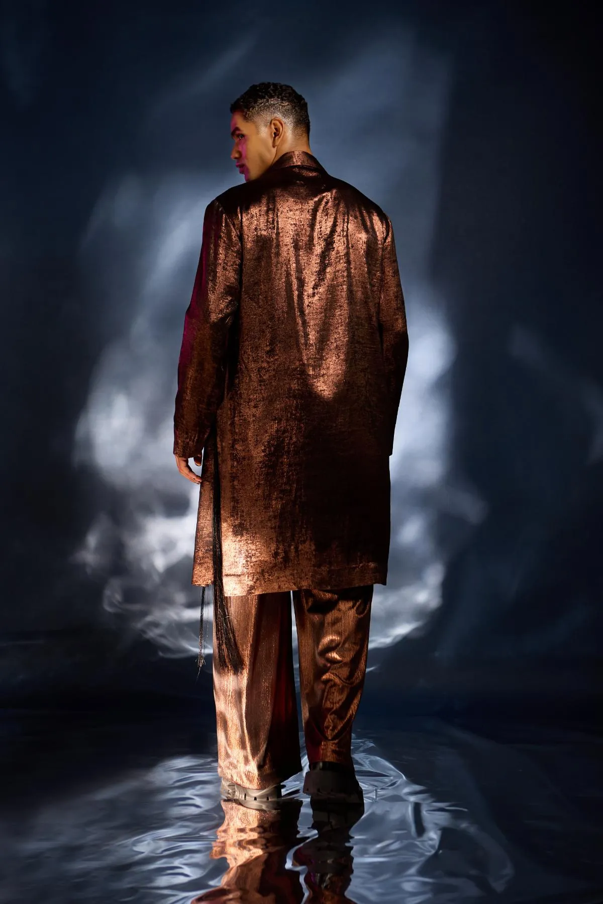 Copper jacket with pullover and pants