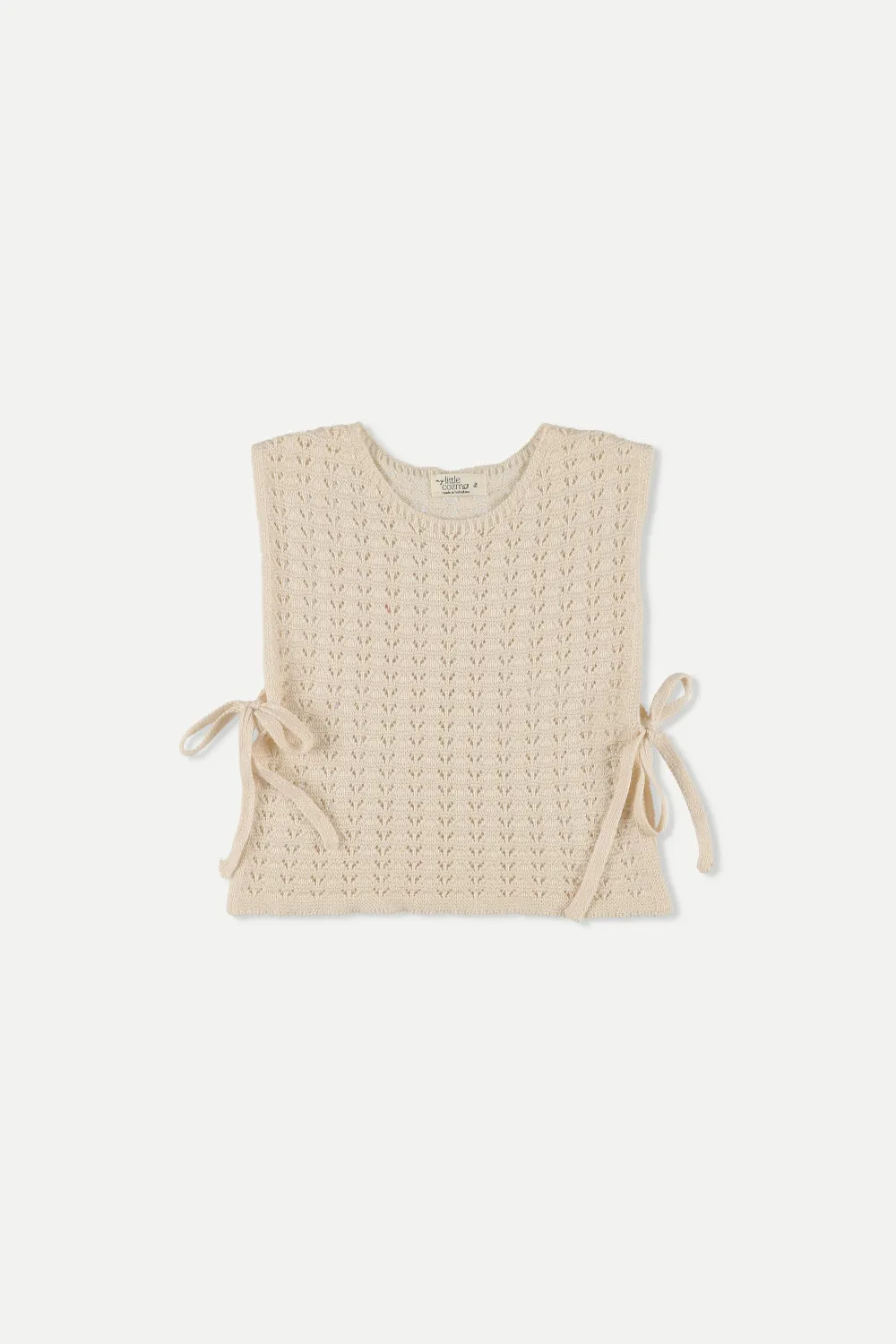 Crochet tricot top