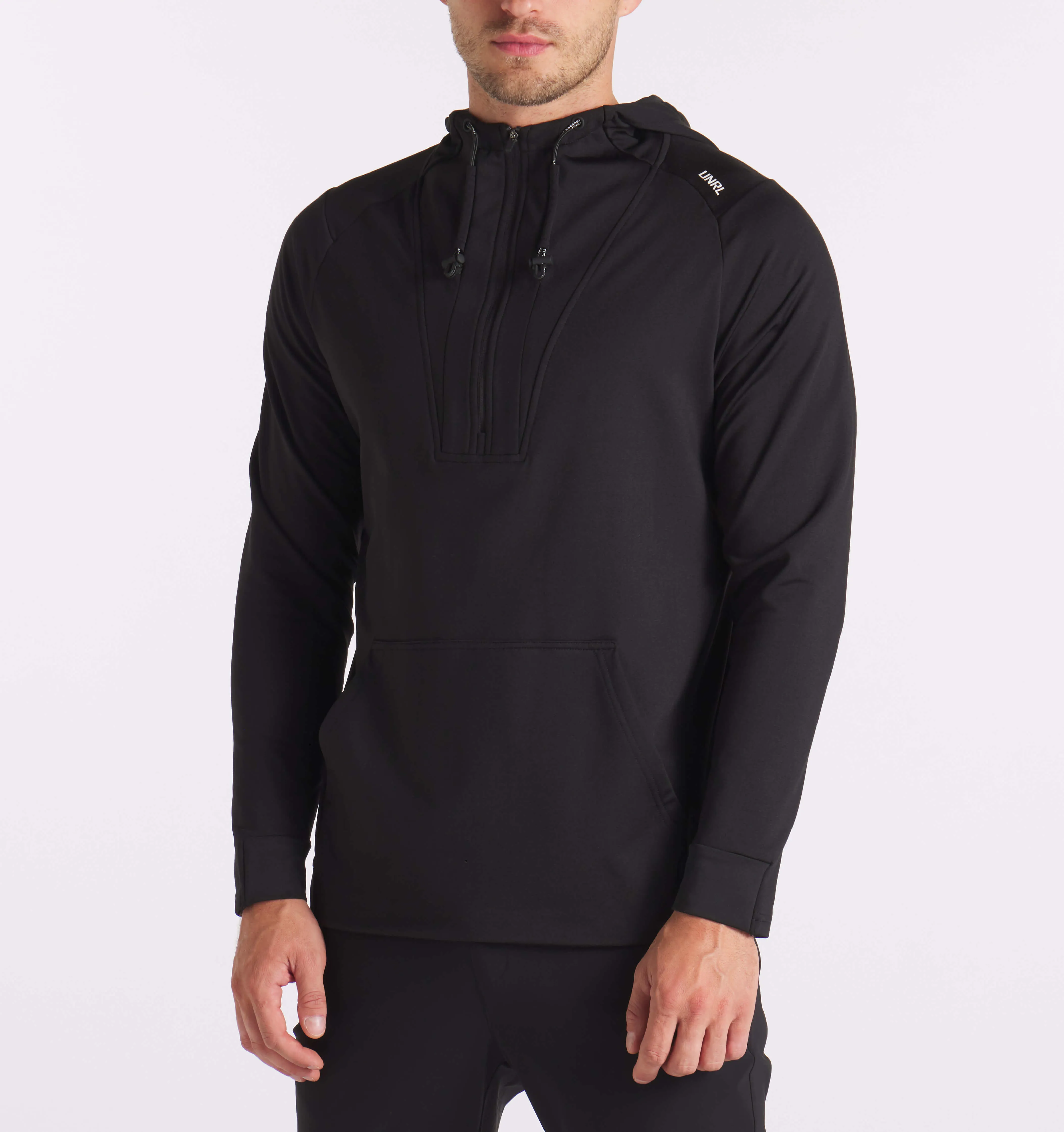 Crossover Half-Zip Hoodie