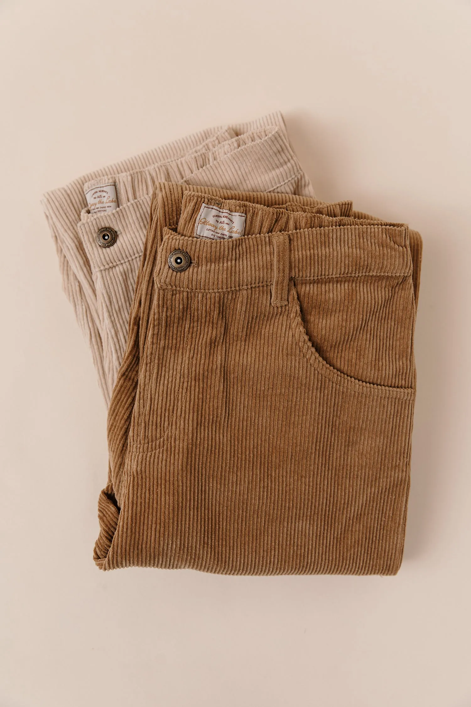 Dayton - Unisex Brown Cord Pants