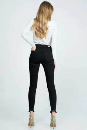Distressed High Rise Jeans