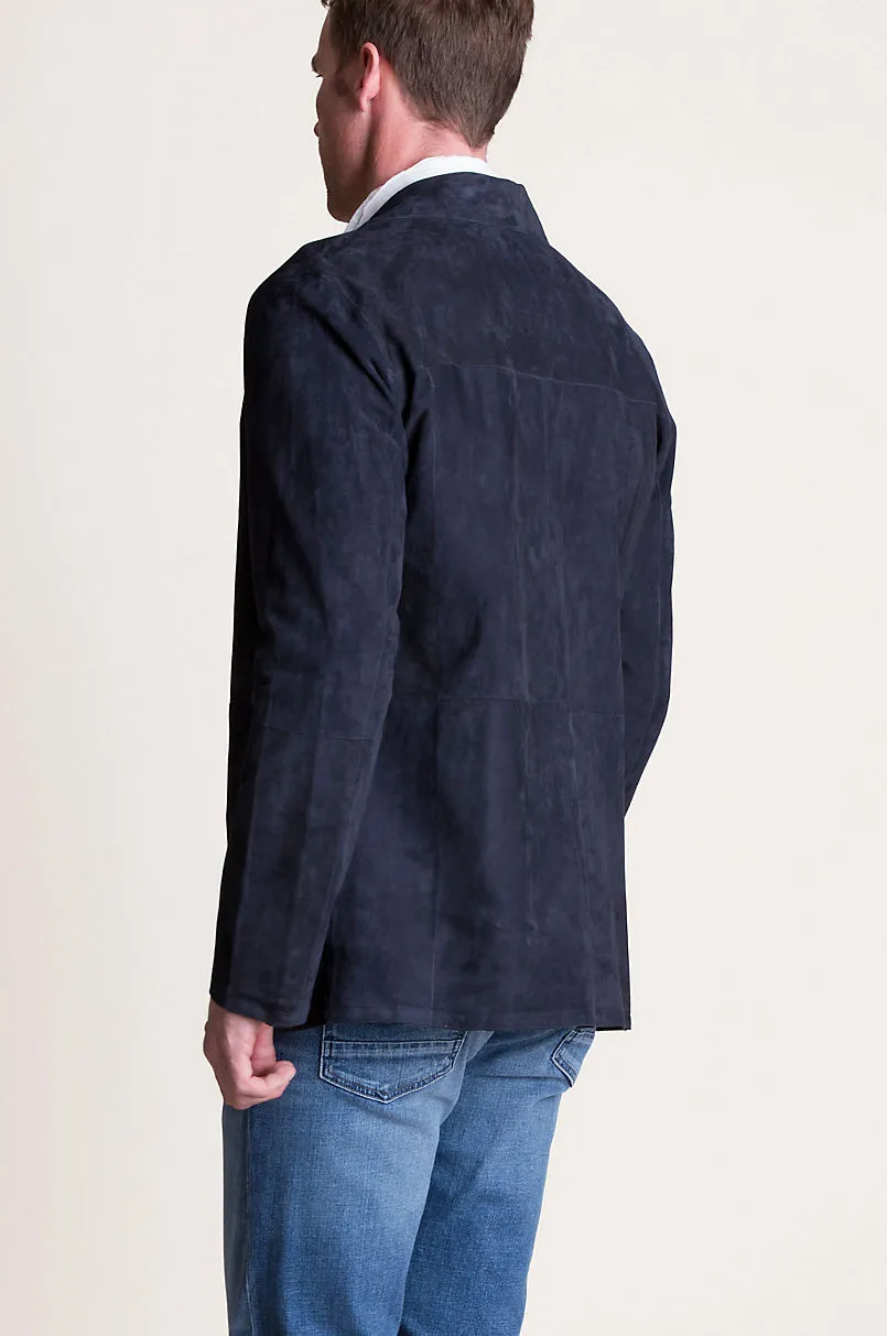Earl Reversible Italian Lambskin Suede Blazer