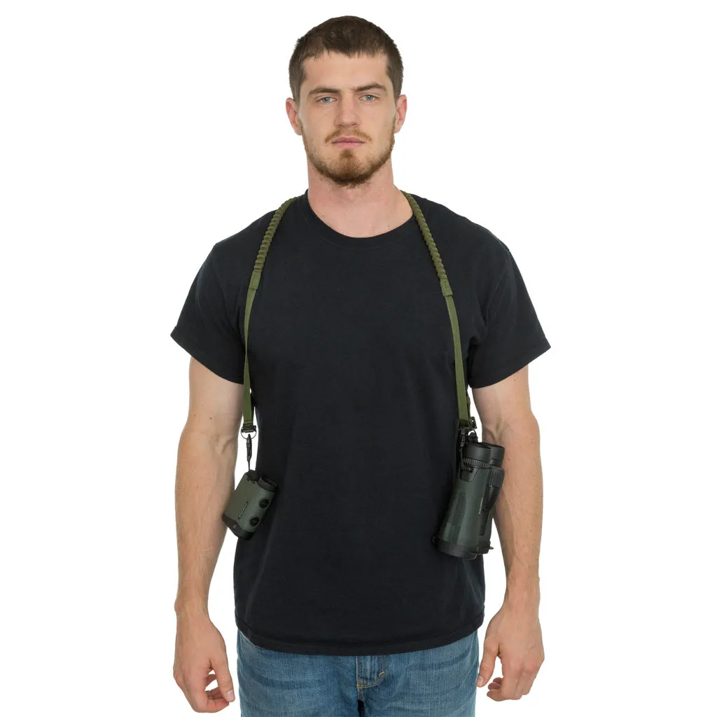 Elevation Hunt Dual Bino Harness Green-black