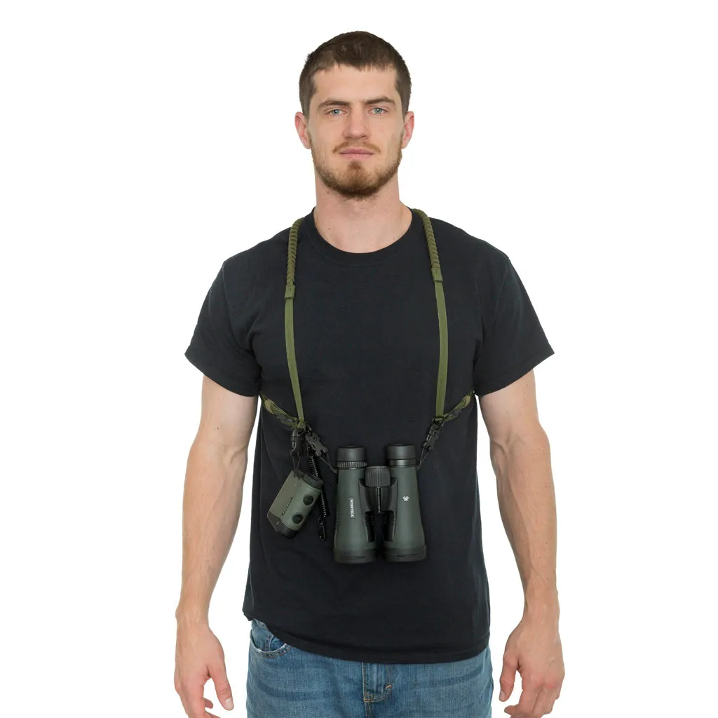 Elevation Hunt Dual Bino Harness Green-black