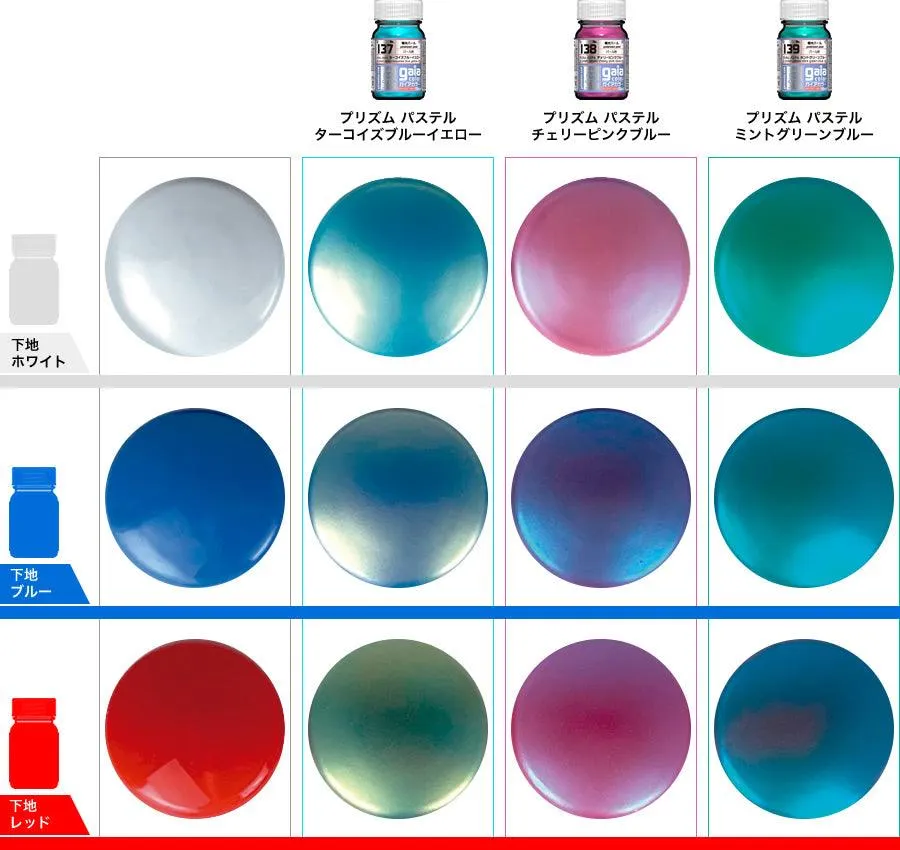 Gaia Notes 138 Prism Pastel Cherry Pink Blue Lacquer Paint 15ml