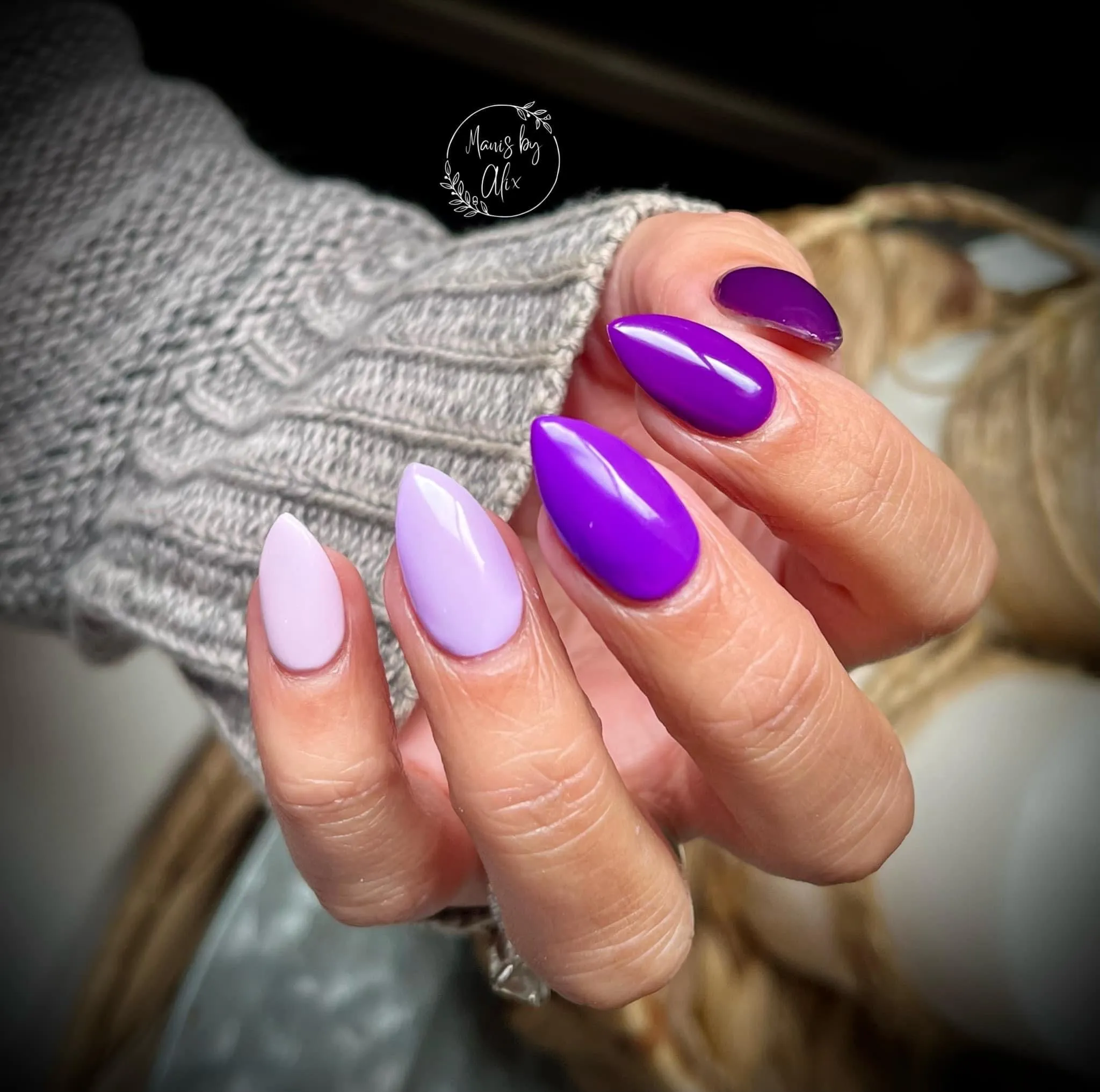 Hint of Purple- Solid gel polish