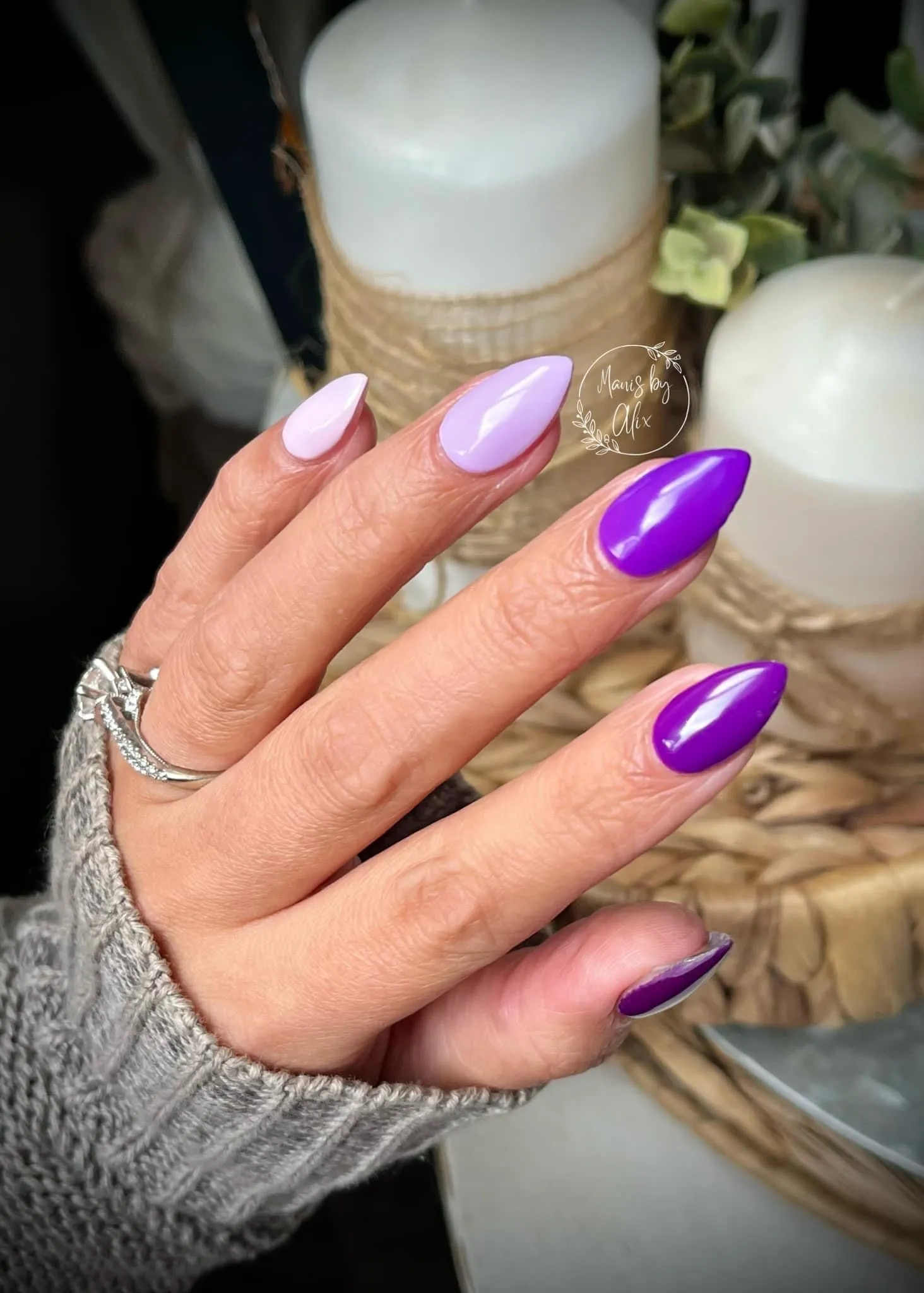 Hint of Purple- Solid gel polish