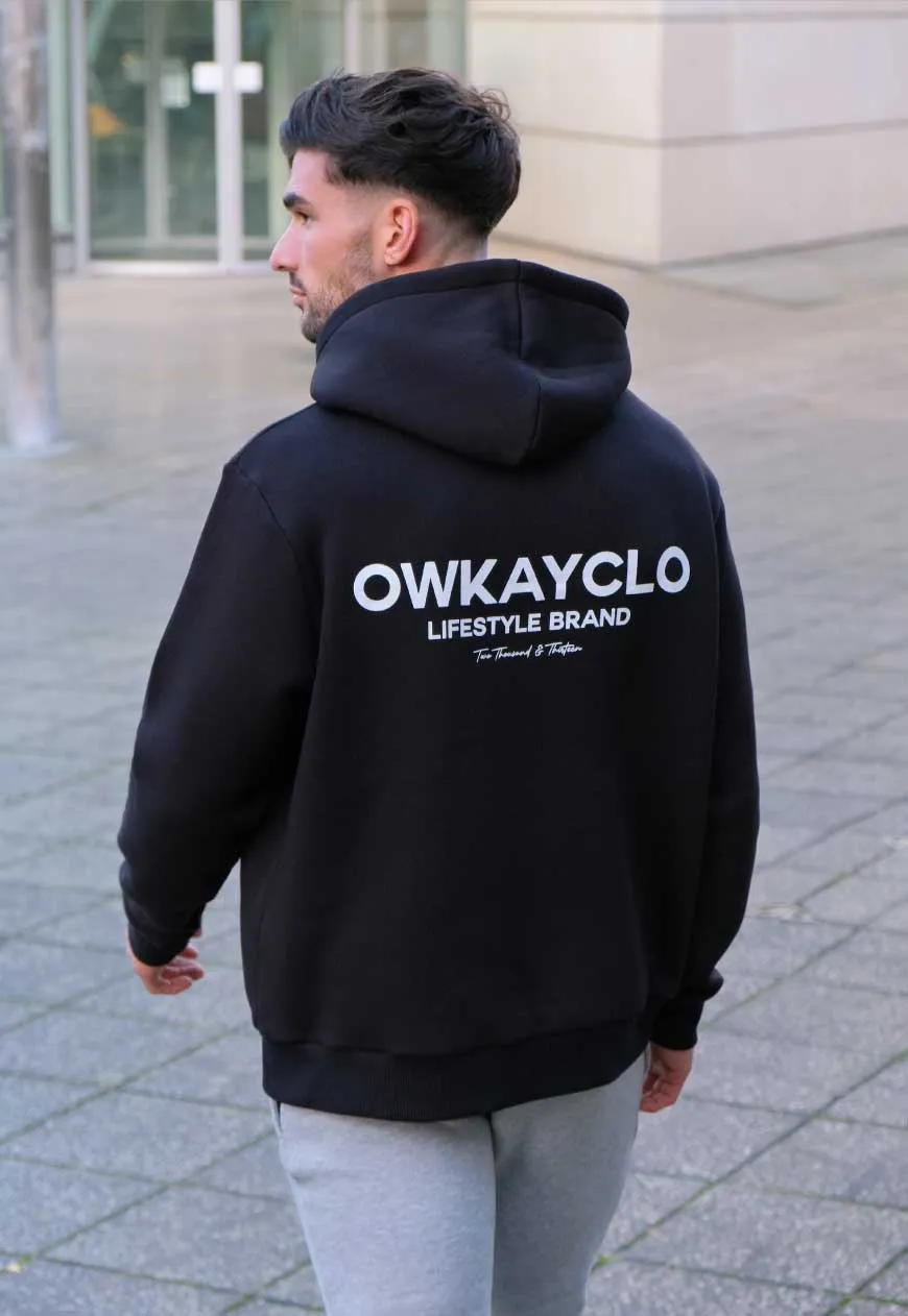 HOODIE BRAND - BLACK