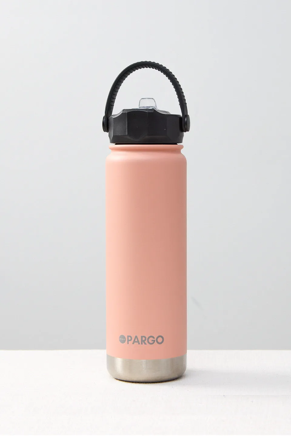 Insulated Coral Pink 750ml with Straw Lid Bottle