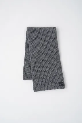 Jabal Scarf in Black Melange