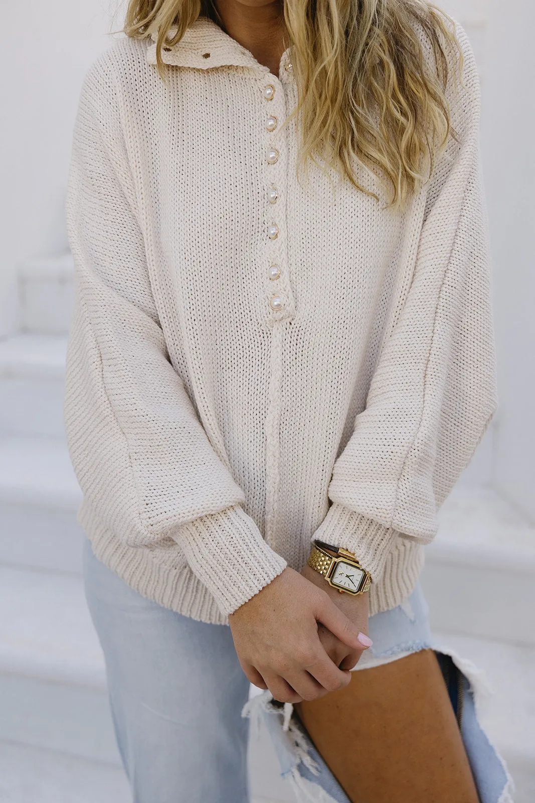Magnolia Pearl Sweater - Almond