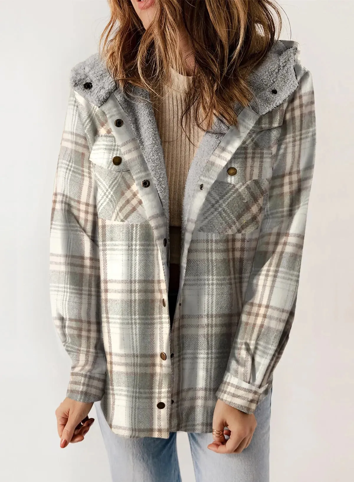 Mara Flannel Plaid Jacket Coat
