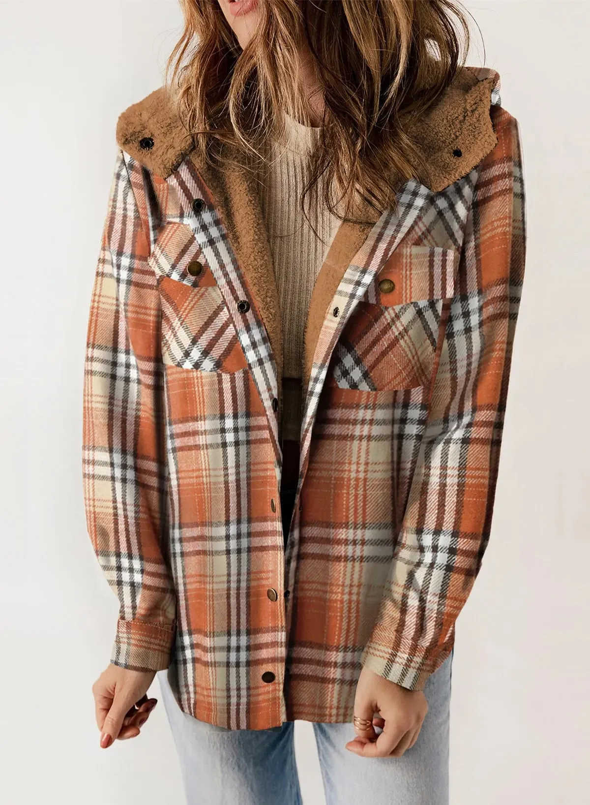 Mara Flannel Plaid Jacket Coat