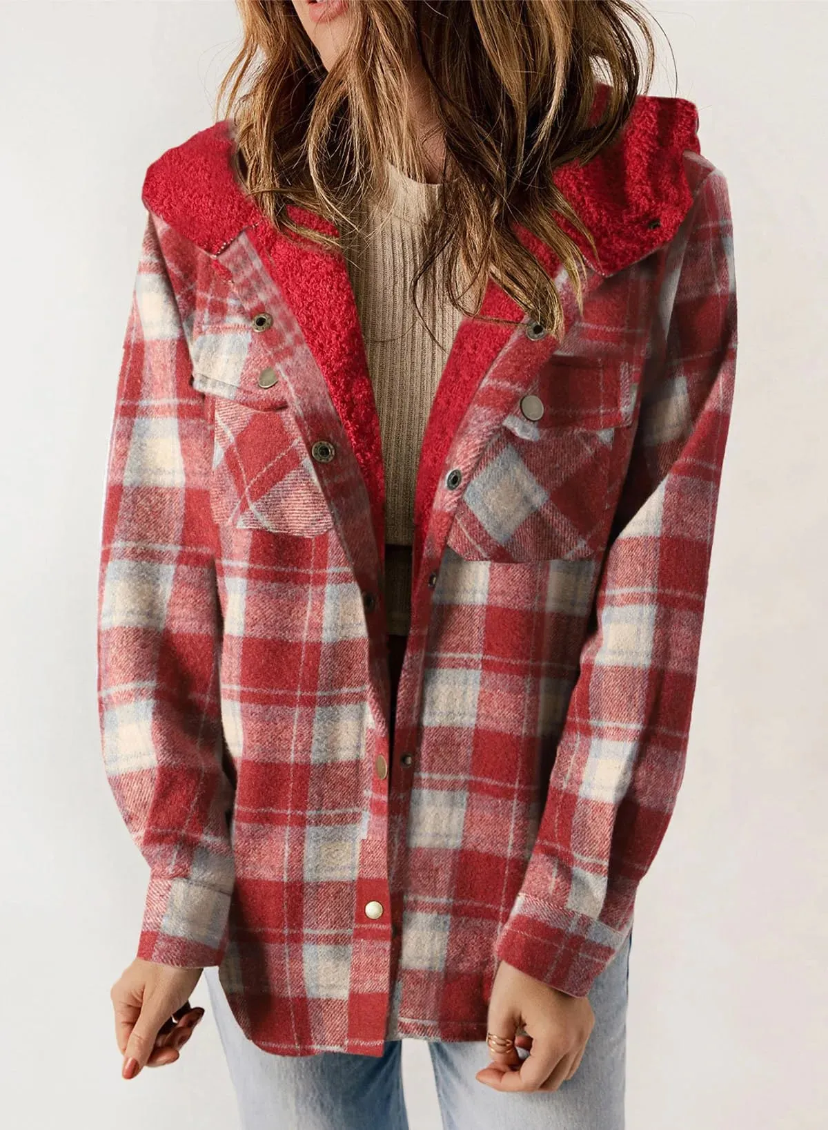 Mara Flannel Plaid Jacket Coat