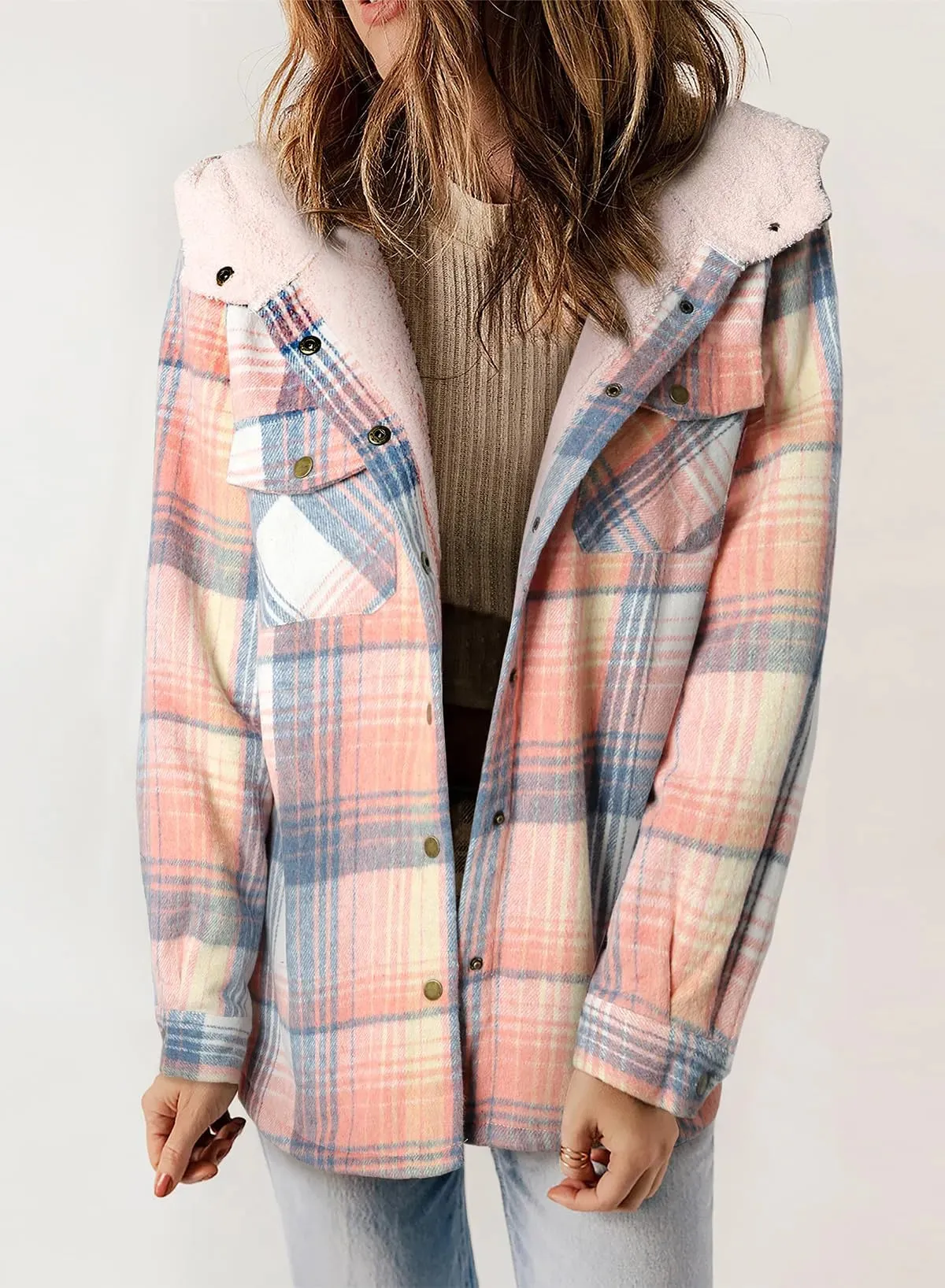 Mara Flannel Plaid Jacket Coat