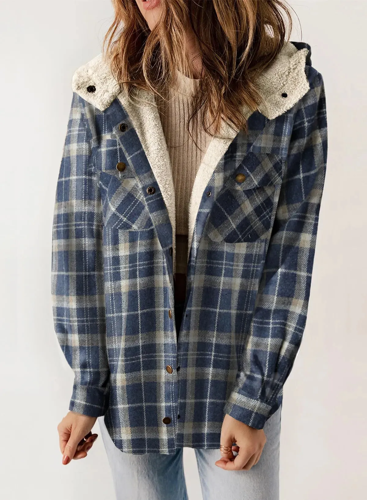 Mara Flannel Plaid Jacket Coat