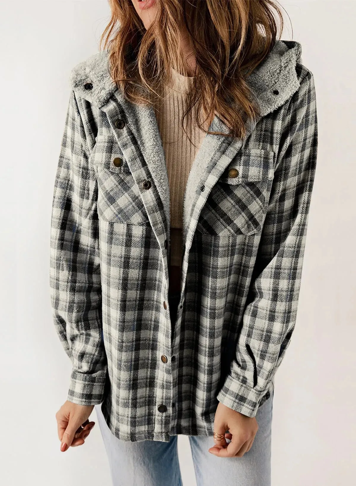 Mara Flannel Plaid Jacket Coat