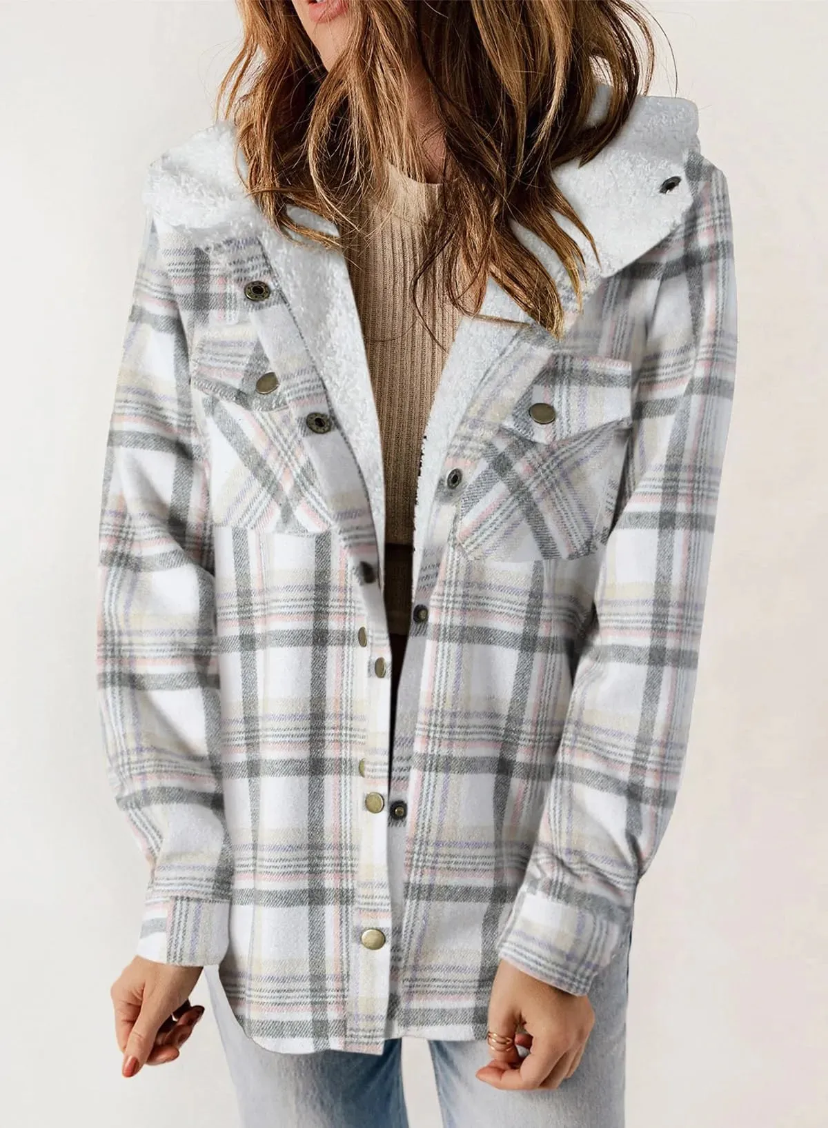 Mara Flannel Plaid Jacket Coat
