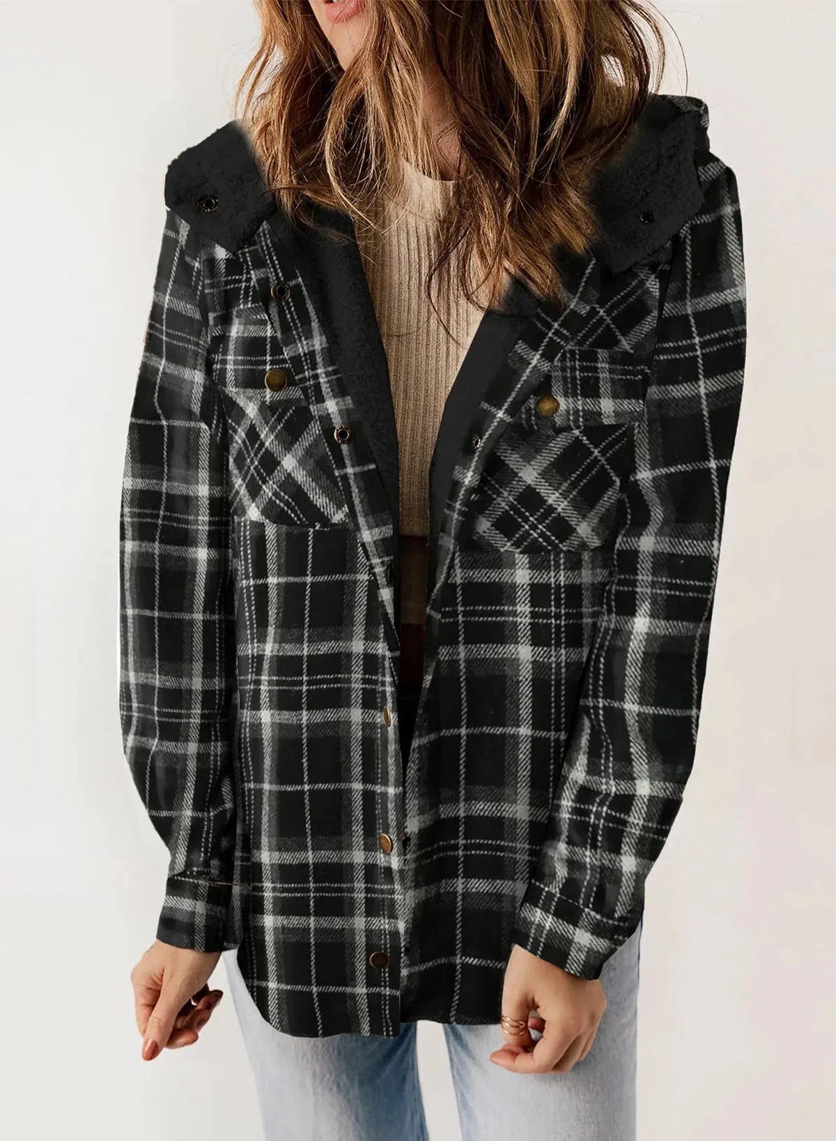 Mara Flannel Plaid Jacket Coat