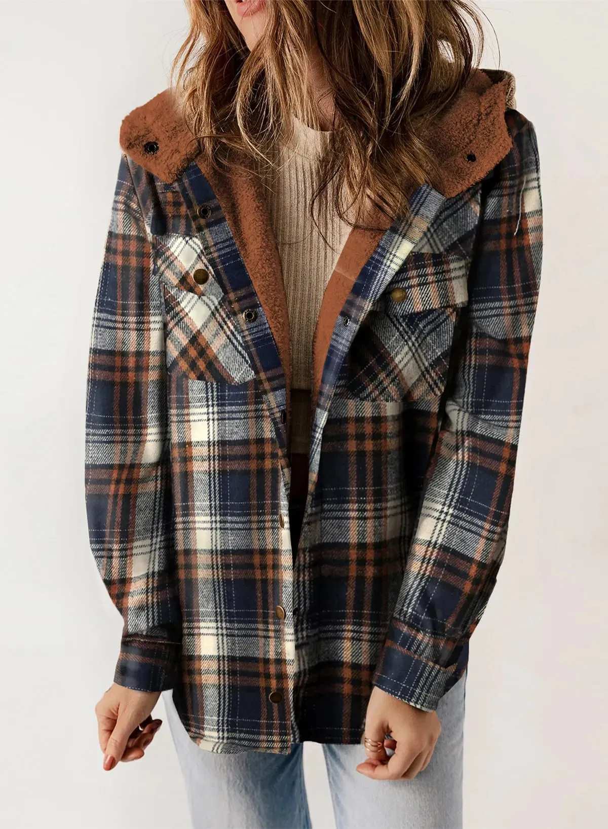 Mara Flannel Plaid Jacket Coat