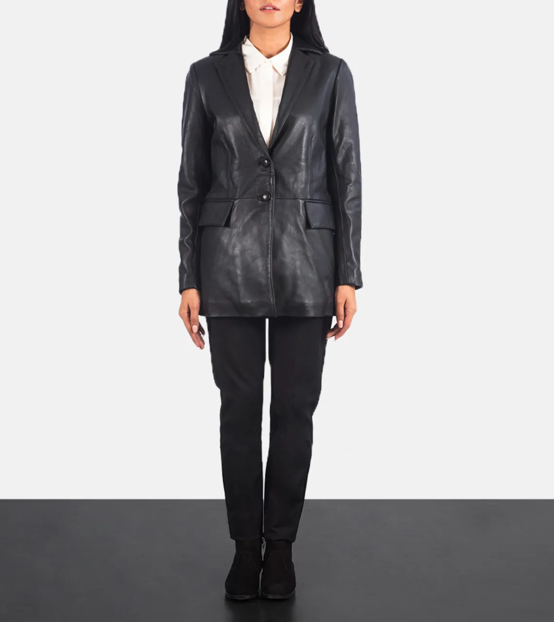 Marilyn Women's Leather Blazer