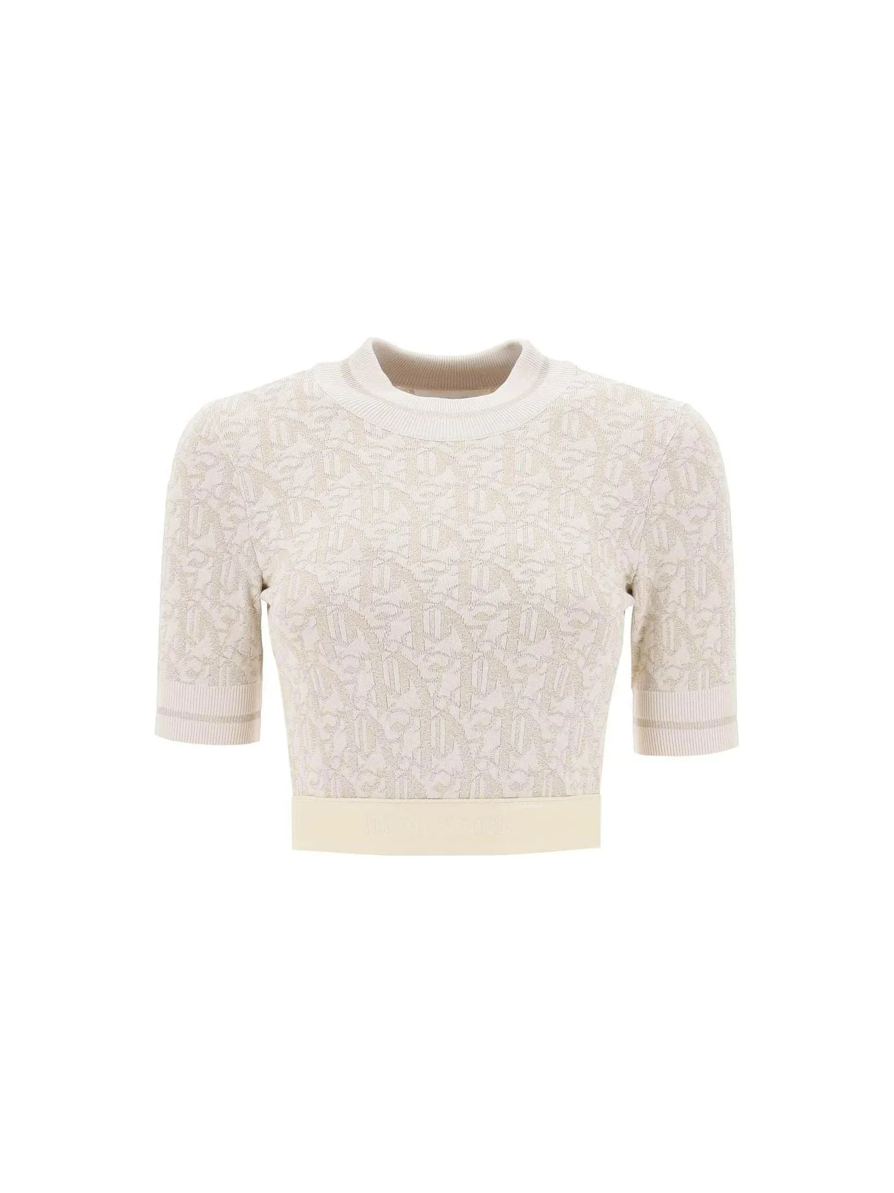 Monogram Lurex Knit Top