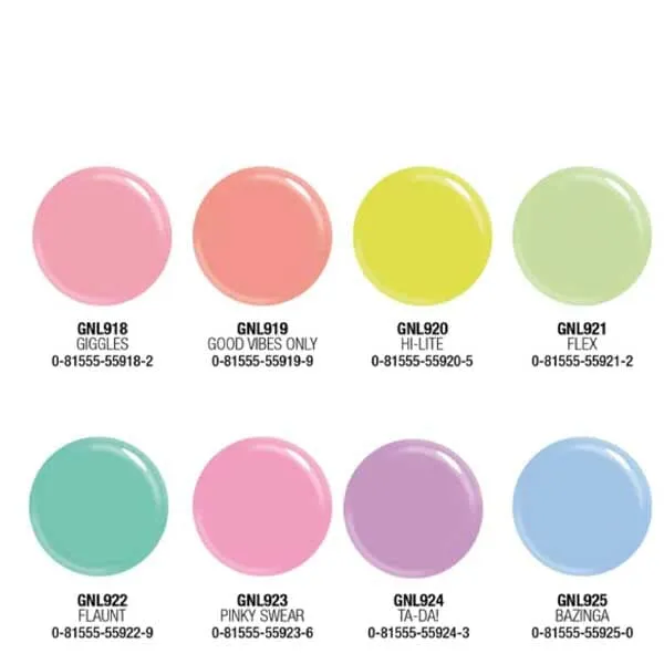 Neon Pastel Gel Extreme Nail Polish Display Set (48 units)