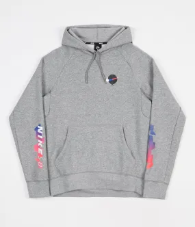 Nike SB Icon GFX Hoodie - Dark Grey Heather / White