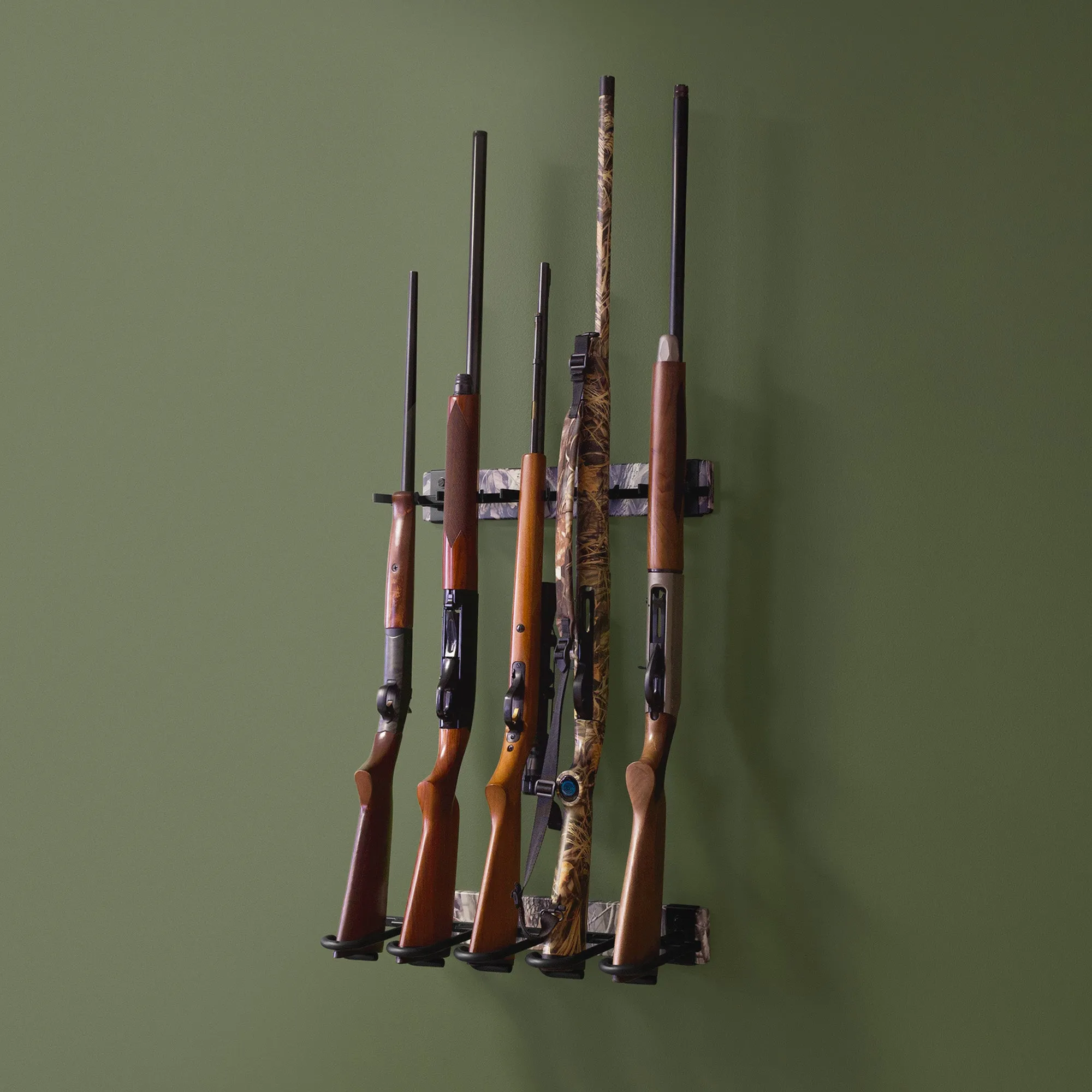OUTLET | FORGE Firearm Wall Mount Display | 5 Slots | Peak Season