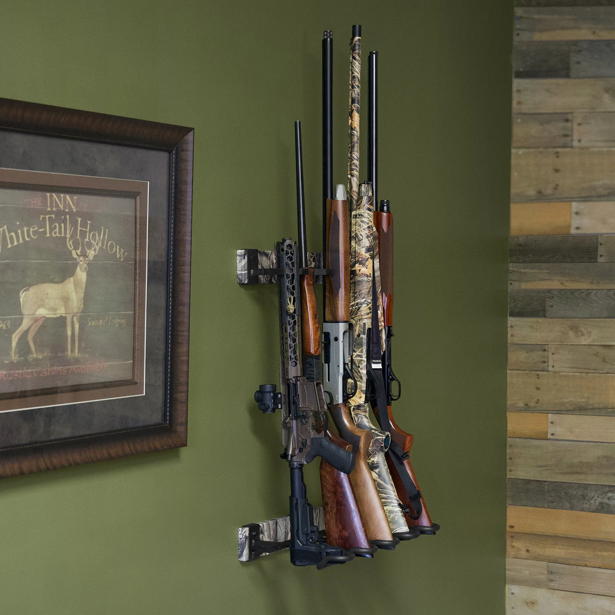 OUTLET | FORGE Firearm Wall Mount Display | 5 Slots | Peak Season