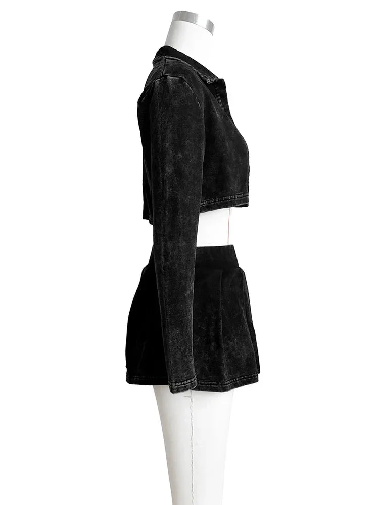 Paint The Sky Skirt Set