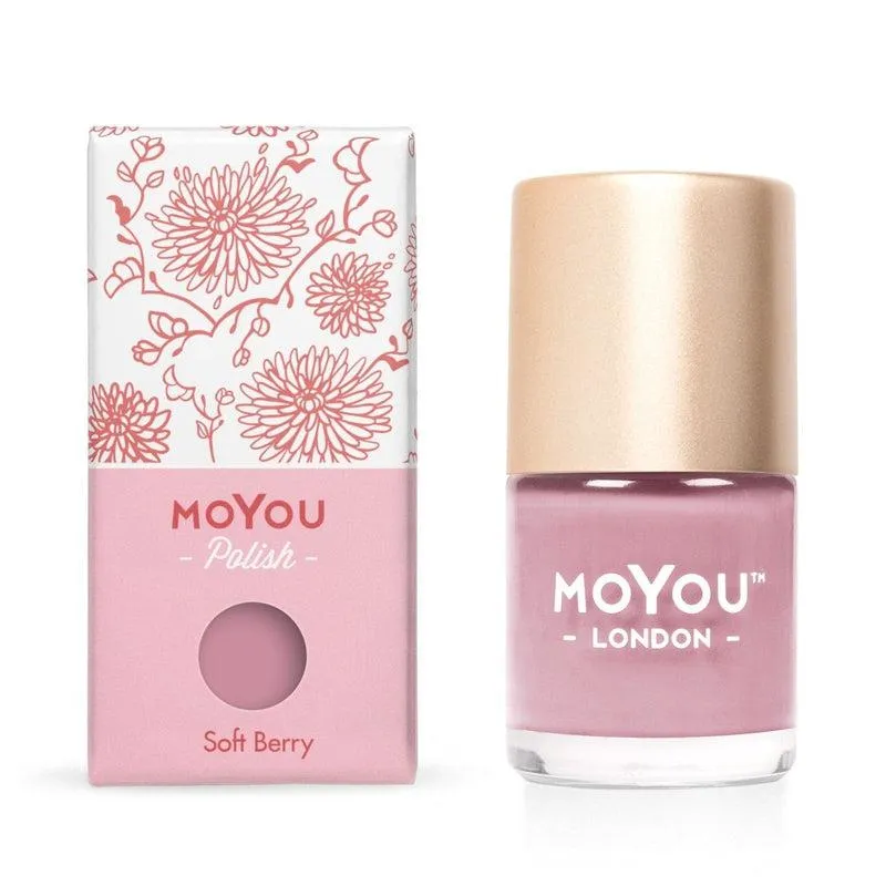 Premium Nail Polish - Soft Berry