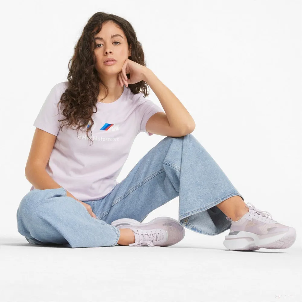 Puma BMW MMS Team Logo Womens T-shirt, Purple, 2022