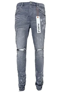 Purple Brand Jeans P001-WGKS Worn Grey Knee Slit
