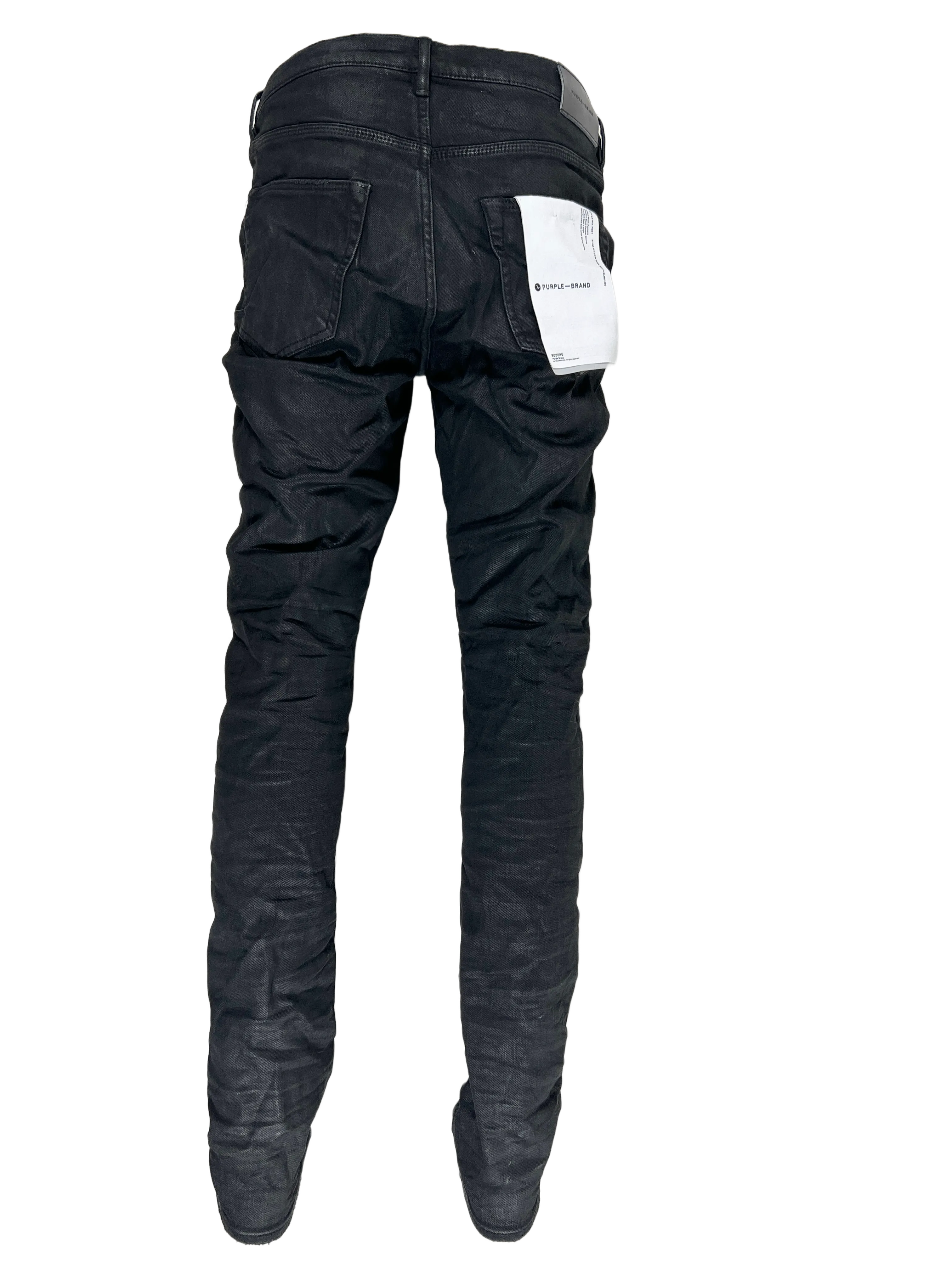 Purple Brand Jeans P004-BLRE Black Resin Flare Black
