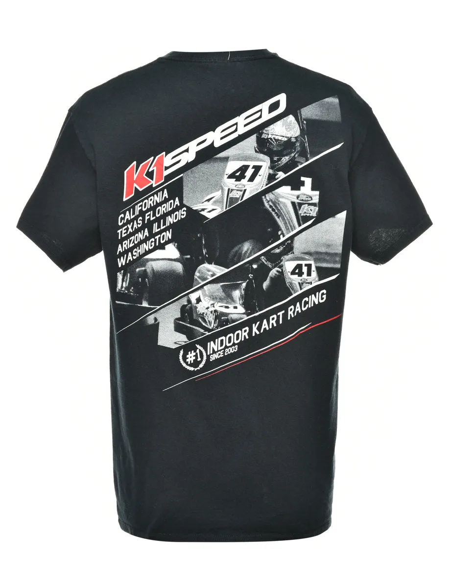 Racing Printed T-shirt - M