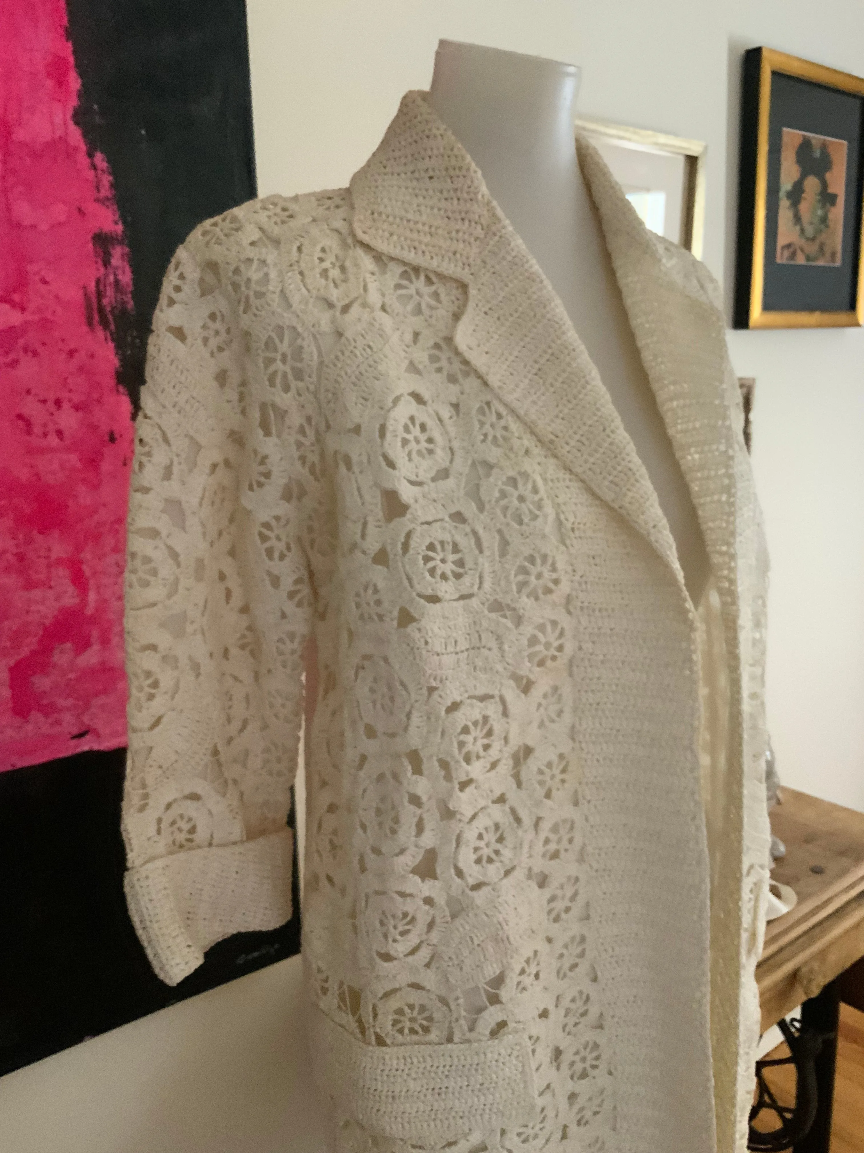 Raffia Coat - 60s