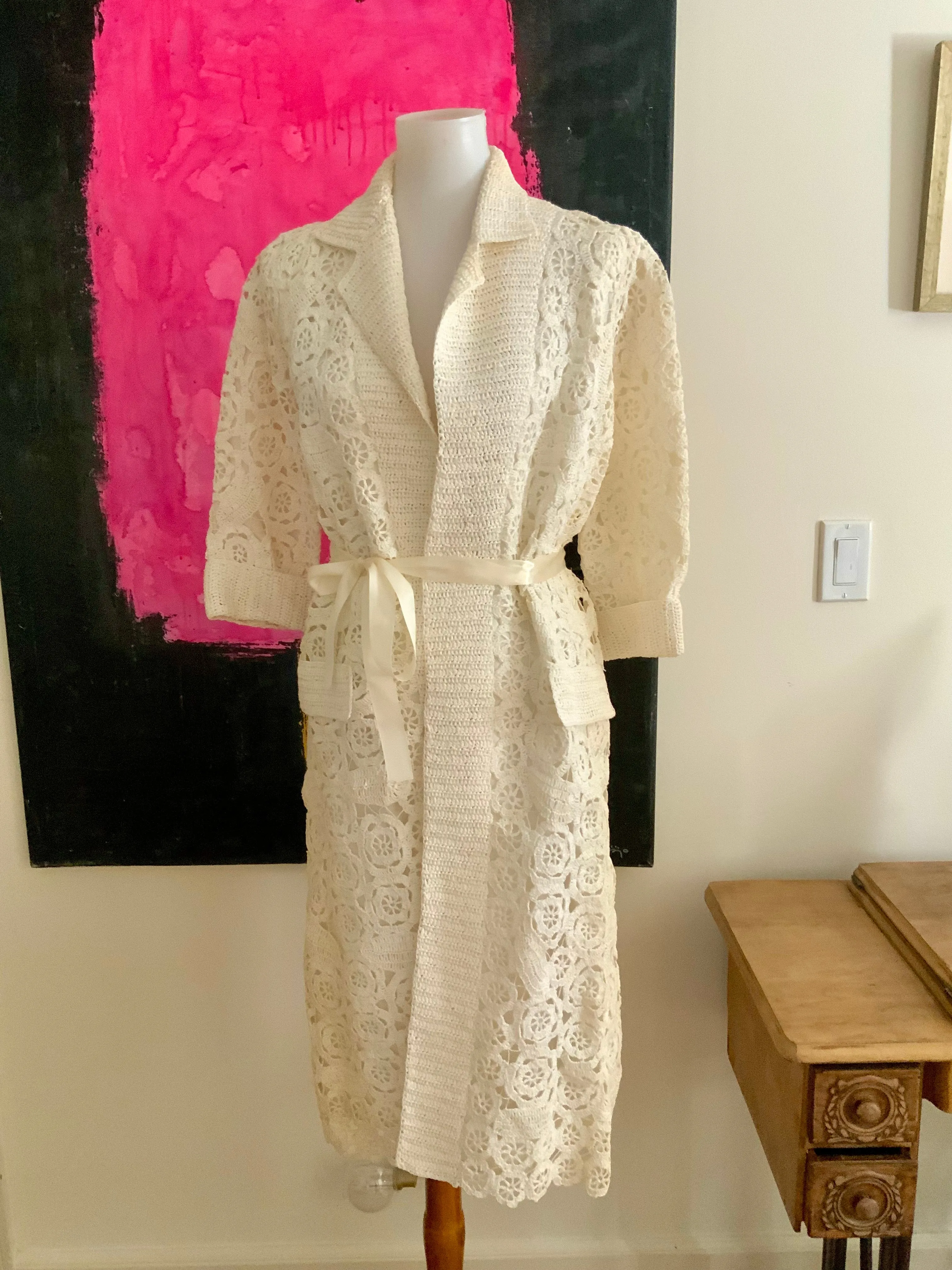 Raffia Coat - 60s