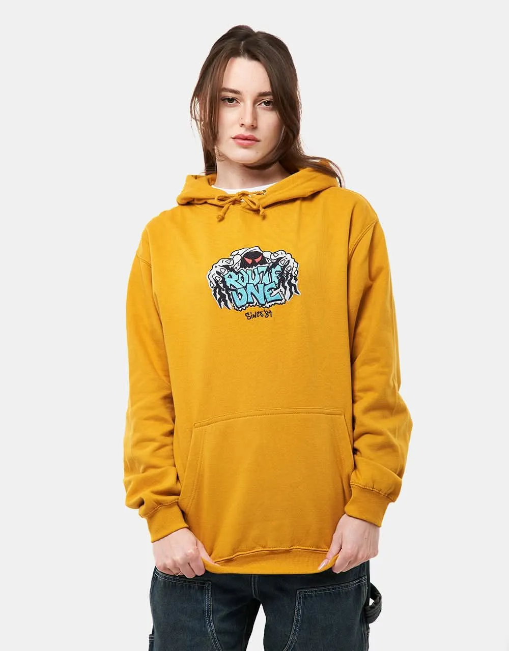 Route One Conjurer Pullover Hoodie - Mustard