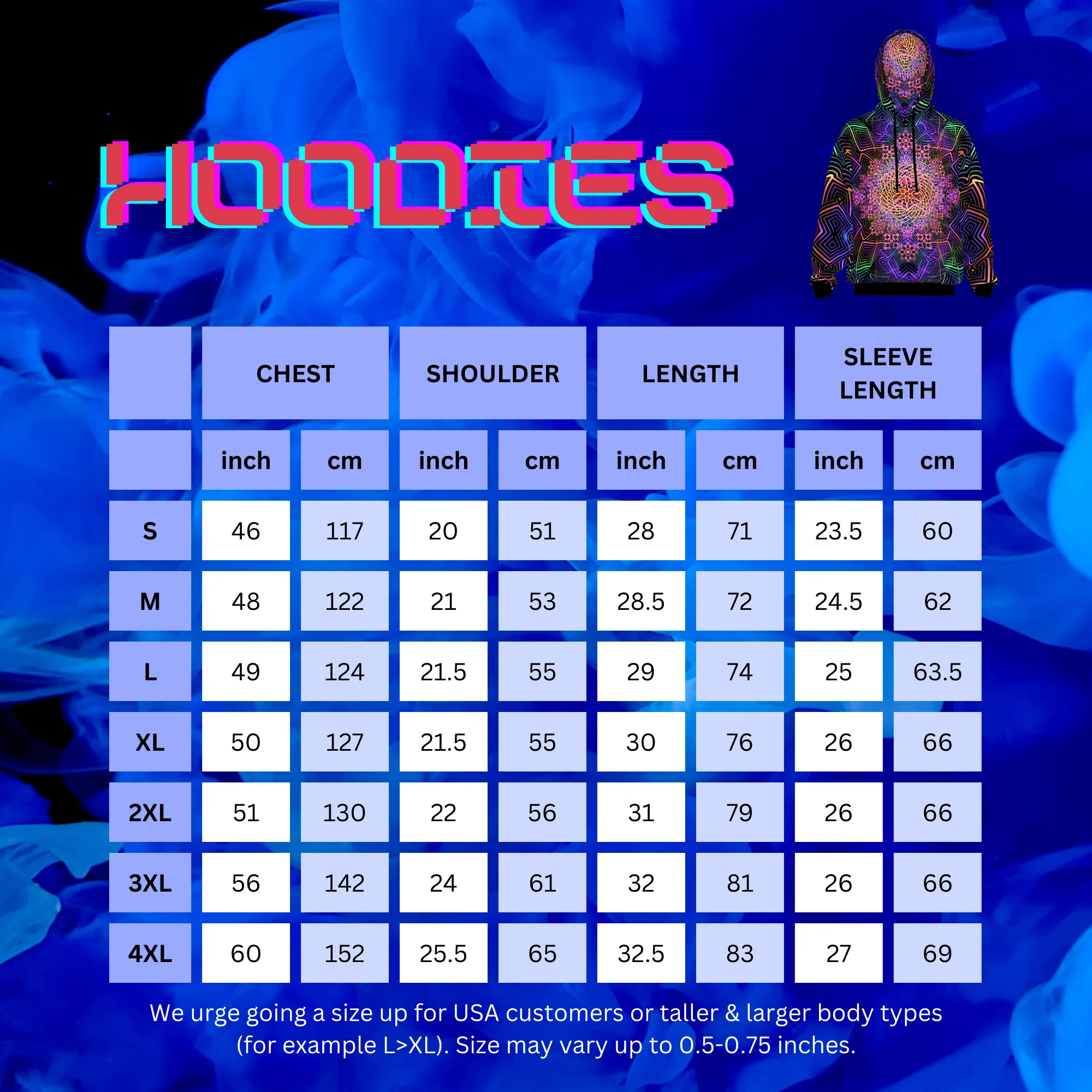 Sacred Geometry Hoodie | UV Hoodie | Fractal Hoodie | Psy Clothing | Festival Hoodie | Psychedelic Sweater | Tribal Spirit - UV (HD)