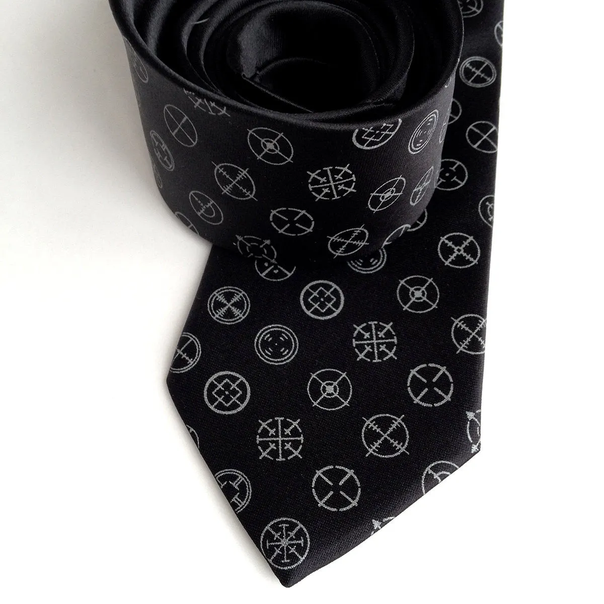 Straight Shooter Silk Necktie