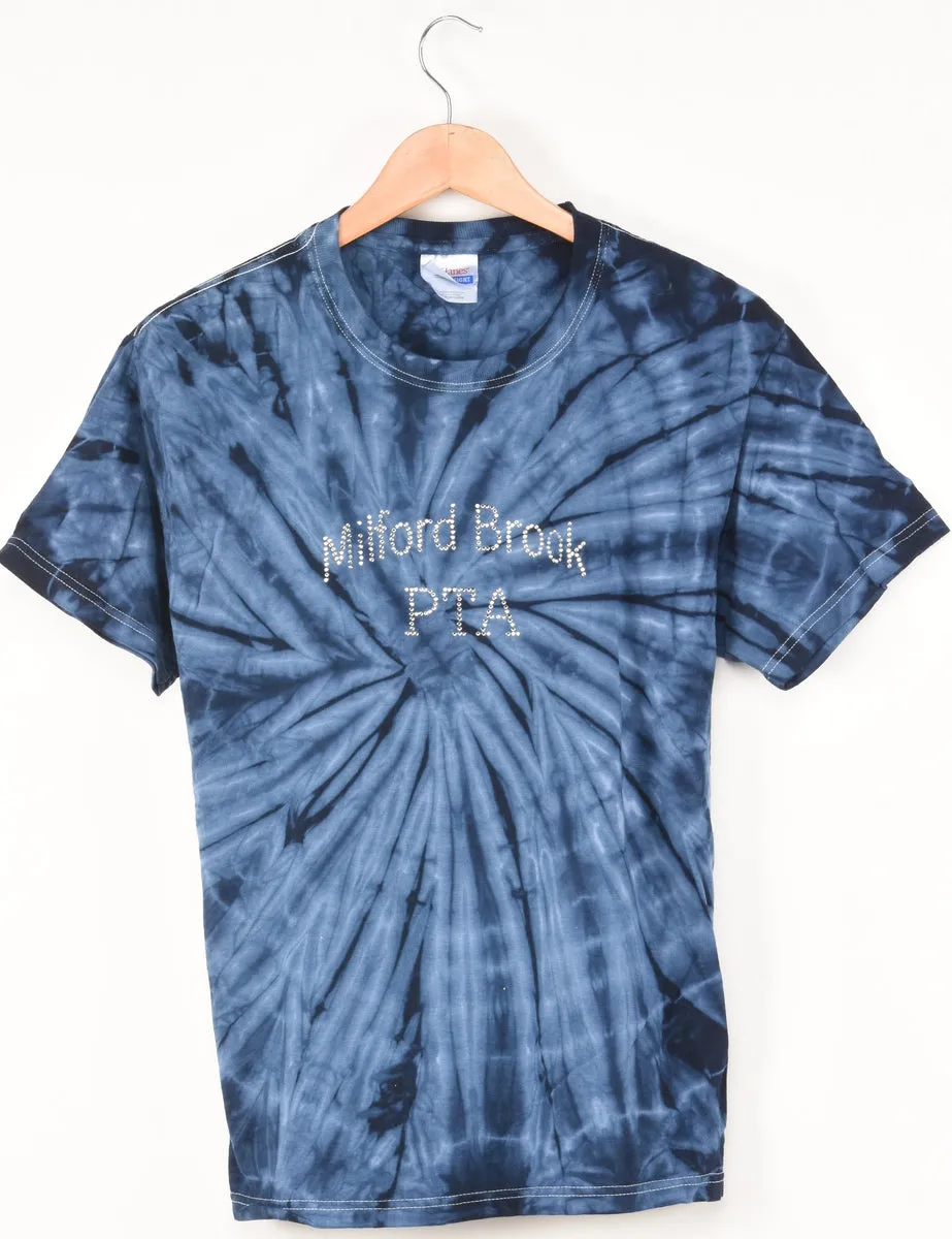 Tie Dyed Milford Brook PTA T-shirt - M